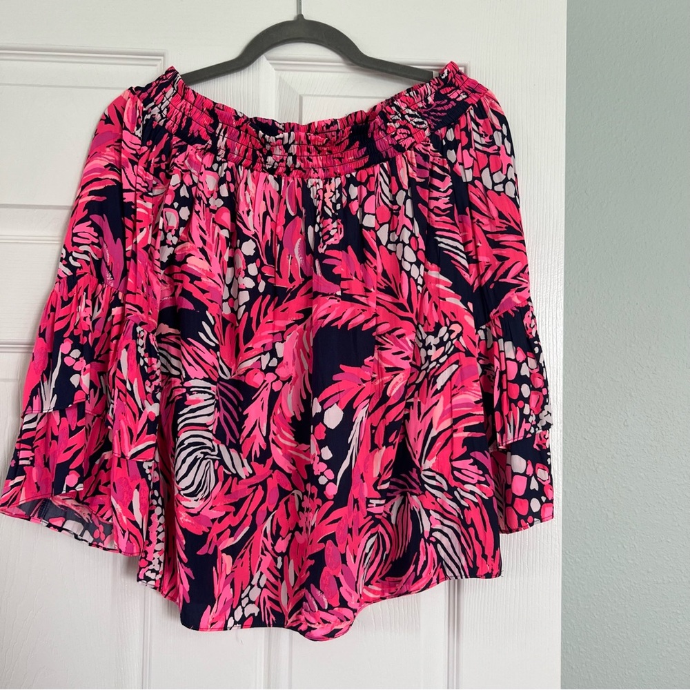 Lilly Pulitzer Off Shoulder Blouse